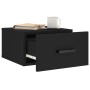 Black wall bedside table 35x35x20 cm by vidaXL, Lockers and storage cabinets - Ref: Foro24-829822, Price: 36,14 €, Discount: %