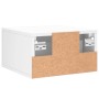 Mesita de noche de pared blanco 35x35x20 cm de vidaXL, Taquillas y armarios de almacenamiento - Ref: Foro24-829772, Precio: 3...