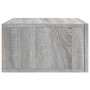 Wall-mounted bedside table in Sonoma grey color, 35x35x20 cm. by vidaXL, Lockers and storage cabinets - Ref: Foro24-829784, P...