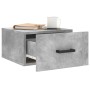 Wall bedside tables 2 pcs concrete gray color 35x35x20 cm by vidaXL, Lockers and storage cabinets - Ref: Foro24-829829, Price...