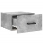 Wall bedside tables 2 pcs concrete gray color 35x35x20 cm by vidaXL, Lockers and storage cabinets - Ref: Foro24-829829, Price...