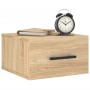 Sonoma oak wall bedside table 35x35x20 cm by vidaXL, Lockers and storage cabinets - Ref: Foro24-829874, Price: 20,99 €, Disco...