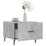 Concrete gray engineered wood coffee table 50x50x40 cm by vidaXL, Coffee table - Ref: Foro24-829436, Price: 40,09 €, Discount: %