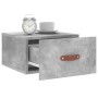 Concrete gray wall bedside table 35x35x20 cm by vidaXL, Lockers and storage cabinets - Ref: Foro24-829780, Price: 27,24 €, Di...