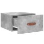 Concrete gray wall bedside table 35x35x20 cm by vidaXL, Lockers and storage cabinets - Ref: Foro24-829780, Price: 27,24 €, Di...