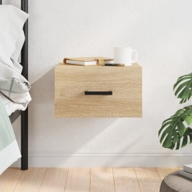 Sonoma oak wall bedside table 35x35x20 cm by vidaXL, Lockers and storage cabinets - Ref: Foro24-829826, Price: 27,99 €, Disco...