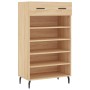 Zapatero madera de ingeniería roble Sonoma 60x35x105 cm de vidaXL, Armarios y almacenamiento - Ref: Foro24-829631, Precio: 58...