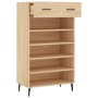 Sonoma oak engineered wood shoe rack 60x35x105 cm by vidaXL, Closets and storage - Ref: Foro24-829631, Price: 58,33 €, Discou...