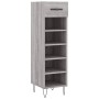 Engineered wood gray Sonoma shoerack 30x35x105 cm by vidaXL, Closets and storage - Ref: Foro24-829674, Price: 43,43 €, Discou...