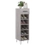 Engineered wood gray Sonoma shoerack 30x35x105 cm by vidaXL, Closets and storage - Ref: Foro24-829674, Price: 43,43 €, Discou...