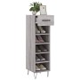 Engineered wood gray Sonoma shoerack 30x35x105 cm by vidaXL, Closets and storage - Ref: Foro24-829674, Price: 43,43 €, Discou...