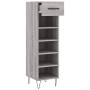 Engineered wood gray Sonoma shoerack 30x35x105 cm by vidaXL, Closets and storage - Ref: Foro24-829674, Price: 43,43 €, Discou...