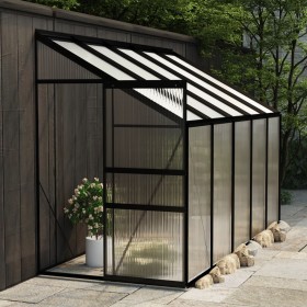 Anthracite gray aluminum greenhouse 6.5 m³ by vidaXL, Greenhouses - Ref: Foro24-312052, Price: 269,99 €, Discount: %