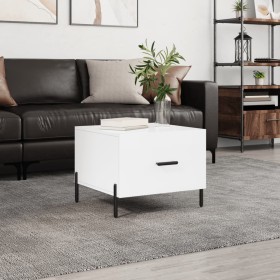 Engineered wood white gloss coffee table 50x50x40 cm by vidaXL, Coffee table - Ref: Foro24-829416, Price: 45,00 €, Discount: %