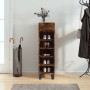 Smoked oak engineered wood shoe rack 30x35x105 cm by vidaXL, Closets and storage - Ref: Foro24-829705, Price: 45,64 €, Discou...