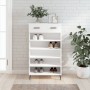 White engineered wood shoe rack 60x35x105 cm by vidaXL, Closets and storage - Ref: Foro24-829628, Price: 60,10 €, Discount: %