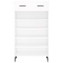 White engineered wood shoe rack 60x35x105 cm by vidaXL, Closets and storage - Ref: Foro24-829628, Price: 60,10 €, Discount: %