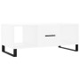 Mesa de centro madera contrachapada blanco 102x50x40 cm de vidaXL, Mesas de centro - Ref: Foro24-829324, Precio: 53,99 €, Des...