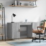 Sonoma gray engineered wood desk 140x50x75 cm by vidaXL, Desks - Ref: Foro24-829522, Price: 113,27 €, Discount: %