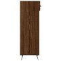 Brown oak engineered wood shoe rack 30x35x105 cm by vidaXL, Closets and storage - Ref: Foro24-829651, Price: 55,78 €, Discoun...