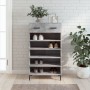 Concrete gray engineered wood shoe rack 60x35x105 cm by vidaXL, Closets and storage - Ref: Foro24-829616, Price: 92,37 €, Dis...