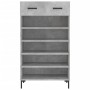 Concrete gray engineered wood shoe rack 60x35x105 cm by vidaXL, Closets and storage - Ref: Foro24-829616, Price: 92,37 €, Dis...