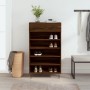 Brown oak engineered wood shoe rack 60x35x105 cm by vidaXL, Closets and storage - Ref: Foro24-829611, Price: 54,63 €, Discoun...