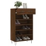 Brown oak engineered wood shoe rack 60x35x105 cm by vidaXL, Closets and storage - Ref: Foro24-829611, Price: 54,63 €, Discoun...