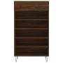 Brown oak engineered wood shoe rack 60x35x105 cm by vidaXL, Closets and storage - Ref: Foro24-829611, Price: 54,63 €, Discoun...