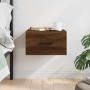 Brown oak wall bedside table 35x35x20 cm by vidaXL, Lockers and storage cabinets - Ref: Foro24-829834, Price: 21,21 €, Discou...