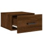 Brown oak wall bedside table 35x35x20 cm by vidaXL, Lockers and storage cabinets - Ref: Foro24-829834, Price: 21,99 €, Discou...