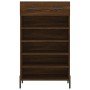 Brown oak engineered wood shoe rack 60x35x105 cm by vidaXL, Closets and storage - Ref: Foro24-829627, Price: 58,50 €, Discoun...