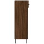 Brown oak engineered wood shoe rack 60x35x105 cm by vidaXL, Closets and storage - Ref: Foro24-829627, Price: 58,50 €, Discoun...