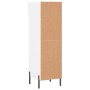 Glossy white plywood shoe cabinet 30x35x105 cm by vidaXL, Closets and storage - Ref: Foro24-829686, Price: 50,99 €, Discount: %