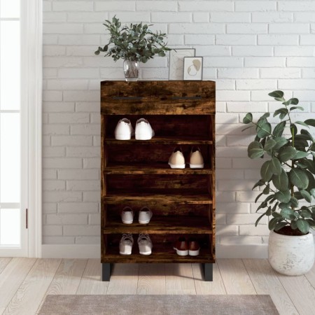 Engineered wood smoked oak shoemaker 60x35x105 cm by vidaXL, Closets and storage - Ref: Foro24-829641, Price: 88,46 €, Discou...