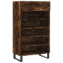 Engineered wood smoked oak shoemaker 60x35x105 cm by vidaXL, Closets and storage - Ref: Foro24-829641, Price: 88,46 €, Discou...