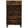 Engineered wood smoked oak shoemaker 60x35x105 cm by vidaXL, Closets and storage - Ref: Foro24-829641, Price: 88,46 €, Discou...