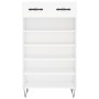 White engineered wood shoe rack 60x35x105 cm by vidaXL, Closets and storage - Ref: Foro24-829604, Price: 55,77 €, Discount: %