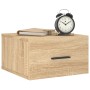 Sonoma oak wall bedside table 35x35x20 cm by vidaXL, Lockers and storage cabinets - Ref: Foro24-829858, Price: 27,67 €, Disco...