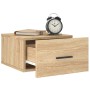 Sonoma oak wall bedside table 35x35x20 cm by vidaXL, Lockers and storage cabinets - Ref: Foro24-829858, Price: 27,67 €, Disco...