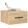 Sonoma oak wall bedside table 35x35x20 cm by vidaXL, Lockers and storage cabinets - Ref: Foro24-829810, Price: 26,99 €, Disco...