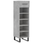 Engineered wood shoe rack in gray concrete, 30x35x105 cm. by vidaXL, Closets and storage - Ref: Foro24-829704, Price: 58,62 €...