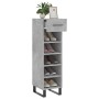 Engineered wood shoe rack in gray concrete, 30x35x105 cm. by vidaXL, Closets and storage - Ref: Foro24-829704, Price: 58,62 €...