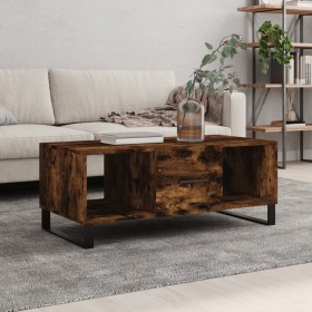 Smoked oak plywood coffee table 102x50x40 cm by vidaXL, Coffee table - Ref: Foro24-829329, Price: 52,99 €, Discount: %