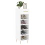 Shoe cabinet made of white glossy plywood, 30x35x105 cm by vidaXL, Closets and storage - Ref: Foro24-829662, Price: 70,34 €, ...