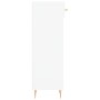 Shoe cabinet made of white glossy plywood, 30x35x105 cm by vidaXL, Closets and storage - Ref: Foro24-829662, Price: 70,34 €, ...