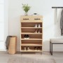 Sonoma oak engineered wood shoe rack 60x35x105 cm by vidaXL, Closets and storage - Ref: Foro24-829607, Price: 52,99 €, Discou...