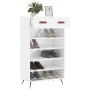 Glossy white plywood shoe cabinet 60x35x105 cm by vidaXL, Closets and storage - Ref: Foro24-829582, Price: 57,92 €, Discount: %