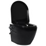 Rimless wall-hung toilet with hidden black ceramic cistern by vidaXL, Bathrooms - Ref: Foro24-3200553, Price: 341,09 €, Disco...