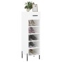 White engineered wood shoe rack 30x35x105 cm by vidaXL, Closets and storage - Ref: Foro24-829684, Price: 75,99 €, Discount: %